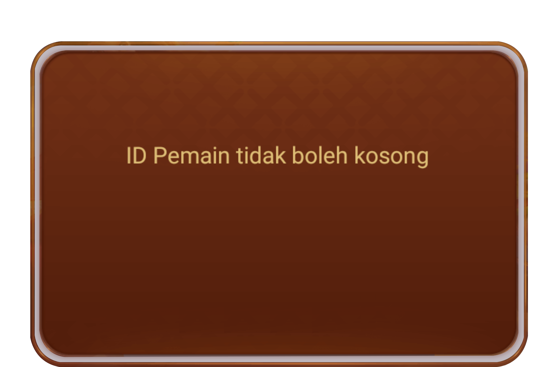 ID Kosong